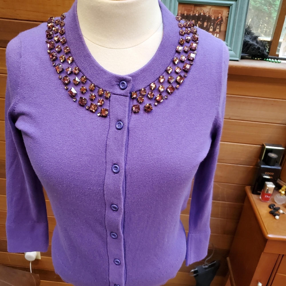 Kate Spade Jewlled Cardigan